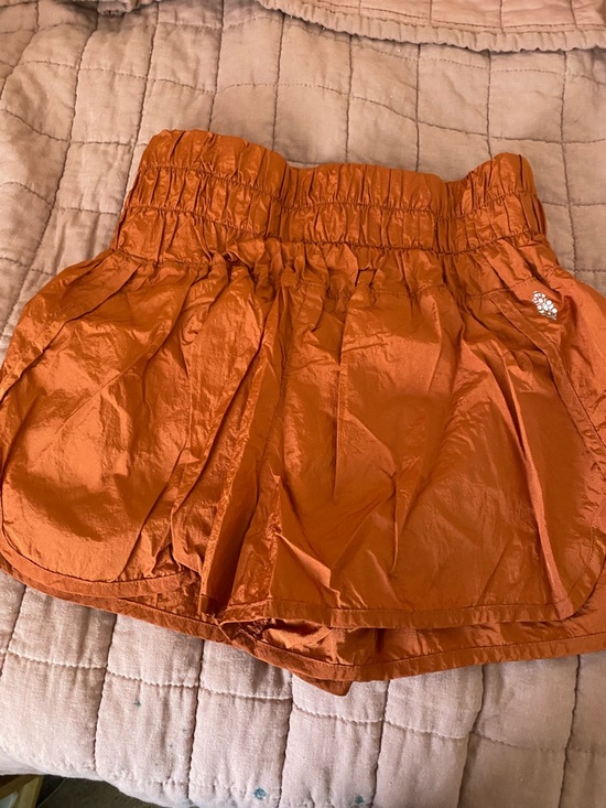 Free People Rust Orange Bundle:  shorts, lined size L,  dress has stretch XL, - Picture 2 of 6